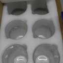 Amzcku Vintage Drinking Glass Set of 6 Kitchen Glasses Cup 13 OZ for Water, Cocktail, Milk, Juice and Beverage