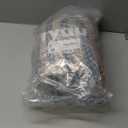 Waffle Bath Mat, Boho Bathroom Rugs Non Slip Washable Super Absorbent Quick Dry Bath Mat Farmhouse Bathroom Decor, 24"x16" Black and Khaki