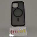 TORRAS Magnetic Shockproof for iPhone 17 case with Camera Control, [12FT Military Grade Drop Protection][Fit for MagSafe], Slim Translucent Anti-Fingerprint & Soft Touch Case for iPhone 17, Black