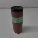 Owala Smooth Sip Slider Insulated Stainless Steel Coffee Tumbler, Reusable Iced Coffee Cup, Hot Coffee Travel Mug, BPA Free 20 oz, Cozy Cocoa