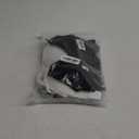 BQTQ 6 Pcs V Neck Bralettes for Women Padded Bralette with Straps Seamless Bra (Medium, Black, White, Gray)