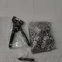 Grommet Tool Kit, 3/8 inch Handheld Eyelet Kit Manual Grommet Press Machine with 500 pcs 10 mm Grommets