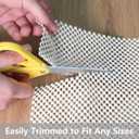 Non-Slip Area Rug Pad Gripper - 10X14 Strong Grip Carpet Pad for Area Rugs and Hardwood Floors, Provides Protection and Cushion