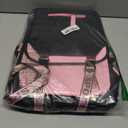 JiaYou Teenage Girls' Backpack Middle School Students Bookbag Outdoor Daypack with USB Charge Port (21 Liters, Black Pink)