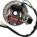 2 Coil Ignition Magneto Stator Plate Replacement for Taotao Kazuma Meerkat Mini Falcon scooter compatible with125cc 110cc 90cc 70cc 50cc dirt bike