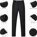 Mens Suit 2 Piece Suits for Men One Button Slim Fit Solid Jacket & Pants Tuxedo Set Business Wedding Party, Size 38R/S