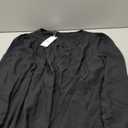 PRETTYGARDEN Women's Casual Long Sleeve Blouse(Large, Black)