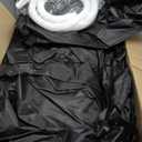 22 Ft Pool Cover, with Automatic Drain Round Pool Cover, One-Piece Quick Installation and Removal Above Ground Pool Cover, Preventing Waterlogging, UV Protected Solar Swimming Pool Cover (Black)