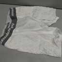 COOLOMG Boys Youth Baseball Sliding Shorts with Athletic Cup Padded Slider Short for Softball Football Lacrosse Hockey (Medium, White)