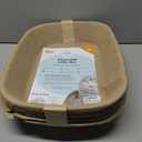 Kitty Sift Disposable Cat Litter Box Large, 6 Count, Durable Portable for Travel and Home, Eco-Friendly Disposable Litter Box Controls Odor