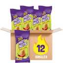 Takis Flare Hot Nuts 12 pc / 3.2 oz Snack Size Box, Chili Pepper & Lime Flavored Medium Spicy Double-Crunch Peanuts. (Multipack) BB 6/10/26