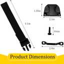 Tonneau Cover Replacement Parts, 356A0002 Buckle Kit for Bakflip Truck Bed Cover, Bottom Side Service Kit with Straps & Buckles, Compatible with Tri-Fold & Quad-Fold Tonneau Covers