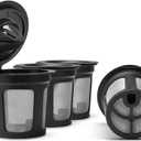 Reusable Coffee Pods Filters (4, Black)