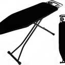 Ironing Board Full Size, Heat Resistant Cover Wide Iron Board with Steam Rest, Ultra Thick Padding, Height Adjustable Heavy Sturdy Metal Frame Legs Ironing Stand,Non-Slip Foldable 58"x15"