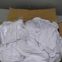 HAINARverS Stretch Spandex Folding Chair Covers 30PCS Universal Fitted Chair Cover Protector for Wedding, Party, Banquet, Holidays, Celebration, Decoration(White, 30 PCS)
