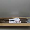 QEEIG Floating Shelves for Wall 55.1" Extra Long - Wall Shelf Bathroom Kitchen Living Room Bedroom Farmhouse Home Decor Display Bookshelf Large 55.1 x 9.3 inch Set of 2, Rustic Brown (008-140BN)