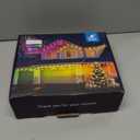 POOFZY Permanent Outdoor Lights for House,200ft RGB+IC Smart Outdoor Decor, 50 Scene Modes,App/Remote Control,IP67 Waterproof,for Christmas,Halloween,Daily & Holiday Party Decor,House Roof Lighting