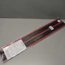 Self Adhesive Door Kick Plate 34 inches Acrylic Decorative Plates Pets Scratches Protector for Stick On 36 inches Doors, 1/10 inch Thickness 6"x 34" Black