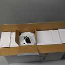 DS 4 Pack 40 oz Sublimation Tumbler with Handle Insulated Large Sublimation Tumblers Bulk with Lids and Straws Stainless Steel Coffee Mugs for DIY Craft Heat Press Print (White)