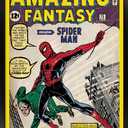 24X36 Marvel Comics Spider-Man - Cover Wall Poster, 36L" x 24W", Black Framed Version