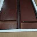 ChooChoo Wood Wall Cabinet with Doors, Medicine Cabinet with Adjustable Shelves Over The Toilet, Rustic Cabinet Wall Mounted for Bathroom, Kitchen, Living Room, Dark Cherry