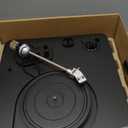 House of Marley Stir It Up Wireless Bluetooth Turntable - Sustainably Crafted Bamboo Record Player, Recycled Rewind Fabric, Superior Sound, Black