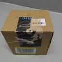 Leather Watch Travel Case - 2 Slot Watch Case with Soft Lining and Accessories Compartment Box (Black)