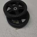 HQPASFY 8 Inch Lawn Mower Wheels 2 Pack 8" Push Lawn Mower Wheels with Bolts & Nuts kits Fits Most Standard Push Lawn Mowers Garden Trucks Garden Carts Generator Hand Trucks Lawn Tractors (8"1.75")