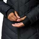Columbia Womens Heavenly Long Hooded Puffer Jacket, Black, Large