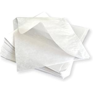 Soft Pretzel Bags - 125ct - White, Grease-Resistant Double Open Bags for Concession Stands, Snack Bars, Cafes, Delis, and Food Trucks. Perfect for Large Street Pretzels, Croissants, and Cookies., Large, One Size
