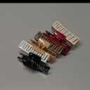 6Pcs Silicone Hair Claw Clips for Women, Mellow Flexible Hair Clip No Normal Hard Plastic Material,Non-Slip Strong Hold Durable Won't Break Cozy Claw Clips for Thick Hair