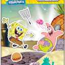 Spongebob Squarepants - Magnetic Creations Tin - Dress Up Play Set - Includes 2 Sheets of Mix & Match Dress Up Magnets with Storage Tin. Great Travel Activity for Kids and Toddlers!