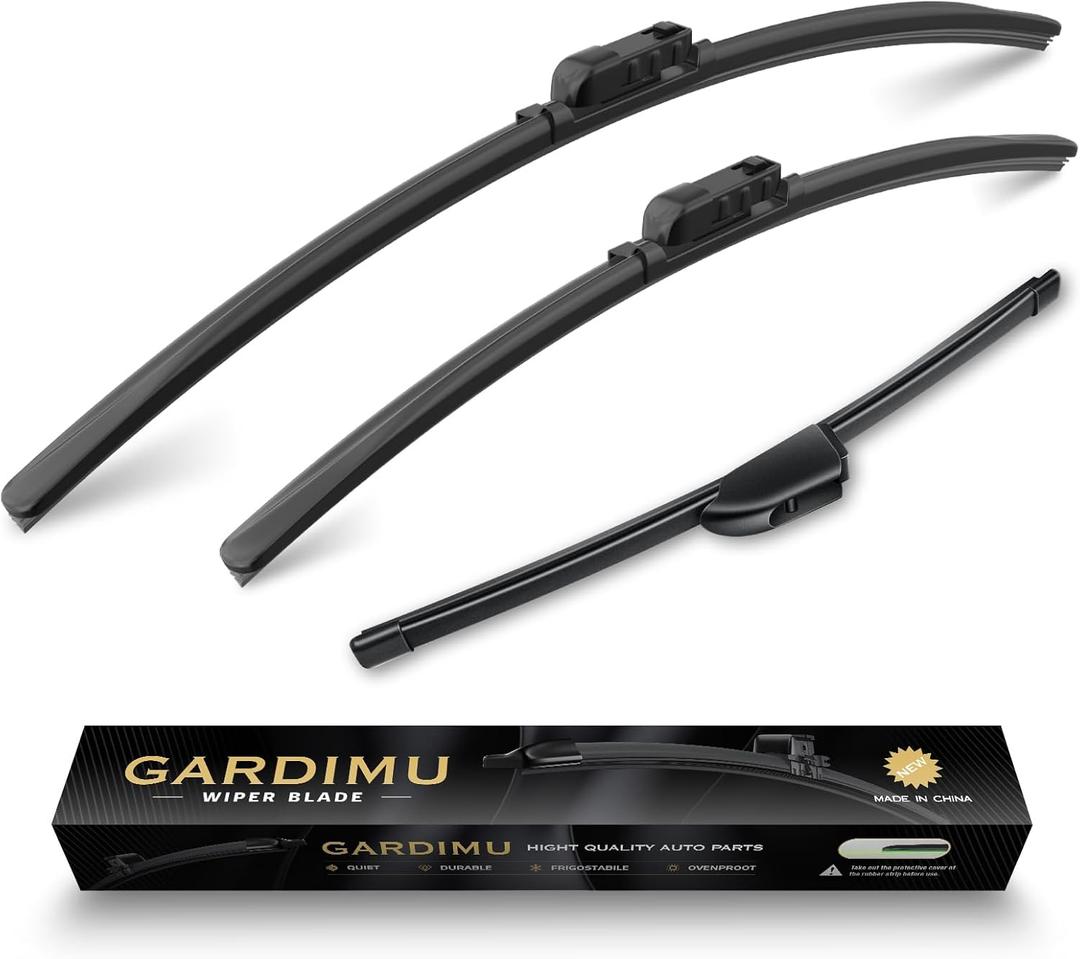 Replacement for Maserati Levante Front and Rear Windshield Wiper Blades-Original Design Style All-seasons Car Window Wipers