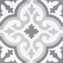 RoomMates FT4600BX Roma Gray Peel and Stick Floor Tile