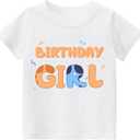 K-Acc Birthday Girl Outfit - T-Shirt, Blue Ears, Tutu Dress, Satin Sash – Gifts for Girls Birthday Party (Yellow, 2 Years)