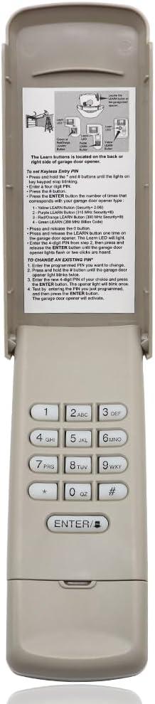 Garage Door Opener Keypad for Liftmaster/Chamberlain/Craftsman Openers, Replace G940EV-P2, 878MAX, 877MAX, 877LM, 377LM, 977LM, Wireless Keyless Keypad