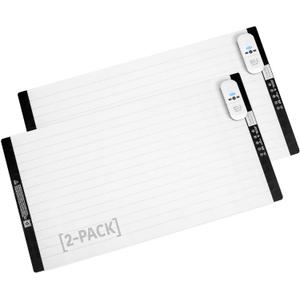 SVD.PET (2-Pack Pet Training Mat with Tester, Pet Shock Pad, Dogs & Cats Electronic Repellent mat for Indoor, 3 Training Modes, 5 Levels, Pet Safe Mode (White controler 30" X 16")
