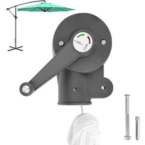 SONGBATE Patio Umbrella Replacement Parts, Umbrella Accessories, Heavy Duty Holder Umbrella Hand Crank for Offset Hanging Market Patio Umbrella