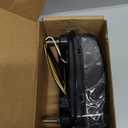 Tail Light 12V Black Duolamp Tail Light Rear Stop Indicator Turn Signals & License Plate Amber Red Lens Black Ring Universal for Ford Model A Hot Street Rat Rod Classic Custom Cars Trucks