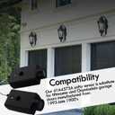 Lift Master 41A4373A Garage Door Safety Sensor Replacement for Lift Master Chamberlain Garage Door Opener, Safety Sensors Beam Eyes (Plastic Sensor)