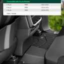 YHTAUTO Floor Mats & Cargo Mat Compatible with 2022-2026 Acura MDX, TPE All Weather Car Mats Waterproof Anti-Slip Odorless Floor Liner, Interior Accessories, 1st & 2nd & 3rd Row & Trunk Mat, Set of 5