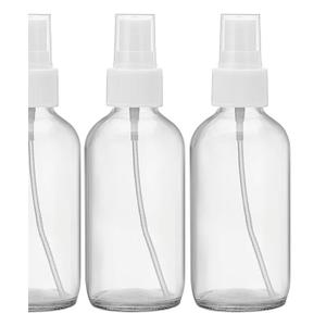 StellaCare 1oz Spray Bottles, Refillable Empty Glass Bottle with Small Fine Mist for Hair, Essential Oil, Plants, Cleaning Solutions(3 Pack)