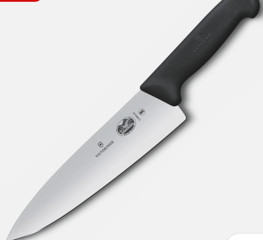 Pack Of 2 Victorinox 20cm Cooks Carving Knife Extra Wide Blade Fibrox Handle - 5.2063.20 Pack Of 2 Victorinox 20cm Cooks Carving Knife Extra Wide Blade Fibrox Handle - 5.2063.20