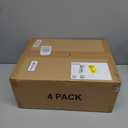 4 Tier Stackable Storage Bins with Lids, 28Qt Plastic Storage Containers with Magnetic Doors & Wheels, Convenient Storage Bins Closet Organizers, Household Organization for Home, Party, Office, Dorm (White)