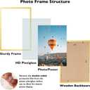 JCJMY 16x24 Picture Frame Set of 3 Gold for Poster Photo Picture and 40x60 cm Canvas, Horizontal and Vertical Formats for Wall Hanging, 16 x 24 Wall Gallery Poster Photo Frame,3 Pack, Gold