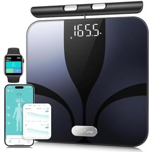 Posture Scale for Body Weight and Fat Percentage, 8 Electrodes Larger Platform Digital Scale for BMI 28 Body Composition Measurement, Bathroom Smart Scales with LED Display FSA or HSA Eligible