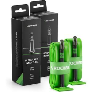 Rockbros Bike Tube 700C622mm Presta Valve Inner Tubes 700C18/23/25/28C(65mm/85mm) General TPU Lightweight Easy-Taking Bike Tubes for Cycling
