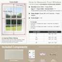 SUNOFF Cordless No Drill Blackout Cellular Shades, 31" W x 64" H, Beige