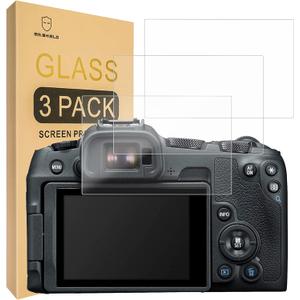 3 x Mr.Shield [3-Pack] Screen Protector For Canon EOS R8 Camera [Tempered Glass] [Japan Glass with 9H Hardness] Screen Protector