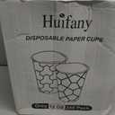 Coffee Cups 12 oz Paper Cups 240 Pack, Disposable Coffee Cups 12 oz Hot Cup, Disposable Cups Paper Insulated Cup for Cold Hot Drinks | for Cold Hot Drinks, Water, Tea, Juice